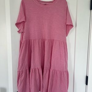 Pink XL Old Navy dress with pockets